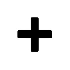 Obraz premium Plus Icon for Add Create and Expand Action Symbol Minimal Vector