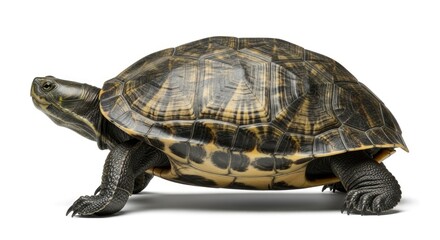 Fototapeta premium Turtle Shell Animal Wildlife Reptile Closeup.