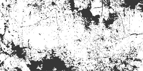 Abstract grunge texture background with a black ink spray pattern and vintage floral silhouette design featuring a dirty paint splatter border and grungy vector art stain © Graph Rover