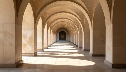 Obraz premium Arched corridor