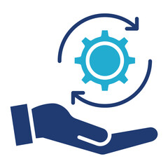 Obraz premium management icon