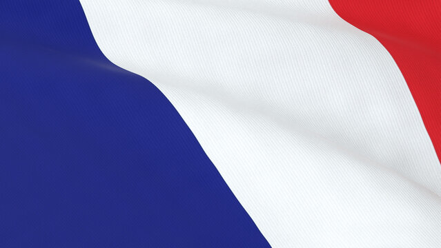 france national flag 3d illustration background
