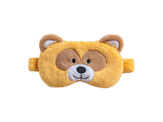 Fototapeta premium Funny bear-faced sleep mask for playful relaxation and deep sleep, novelty accessory
