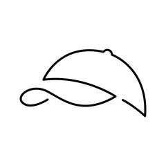 Hat line icon vector illustration design. Editable stroke.