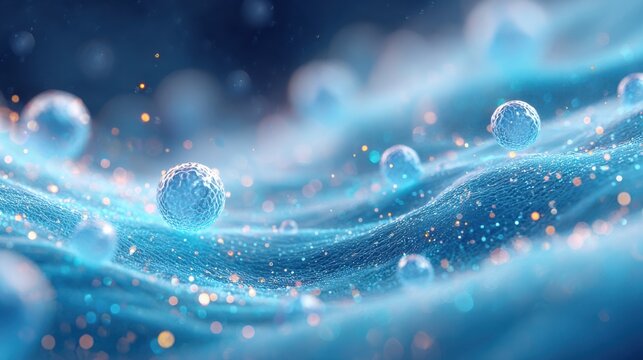 Protein enzyme catalysis concept visualizing biochemical transformation.