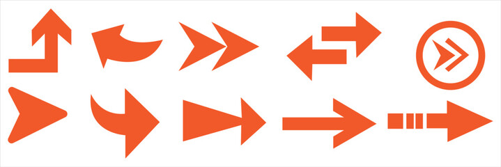 Vector set of swipe arrows. Arrow vector icon. Arrows collection. Arrows big black set icons, arrow icon, modern simple arrows .