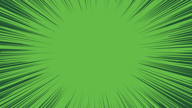 集中線 効果背景 漫画風インパクトフレーム