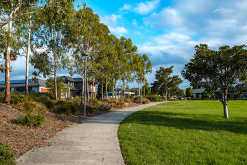 Residents and visitors experience suburban street life and community spaces in Oran Park Town, NSW, Australia, February 5, 2026 © Kevin.GoRoad 漫游匣