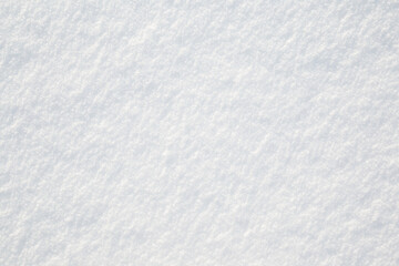 Fresh white snow background. Closeup. Top down view. © fotoduets