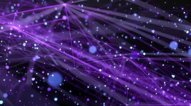 Digital Universe: An abstract depiction of interconnected networks, resembling a cosmic constellation, showcasing the beauty and complexity of data pathways. 