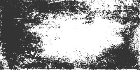 Abstract Grungy Frame: A striking, high-contrast, grungy frame that evokes a sense of age, texture, and visual interest, perfect for artistic and design purposes. © PS  GALLERY 