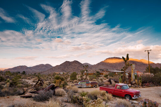 USA, California, Joshua Tree, Landscape of Joshua Tree