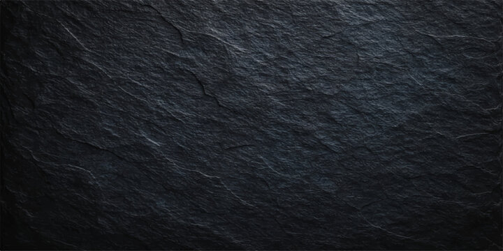 A dark black leather texture with a rough macro pattern and a grunge material surface creates a textured dark gray fabric backdrop for a closeup wallpaper design