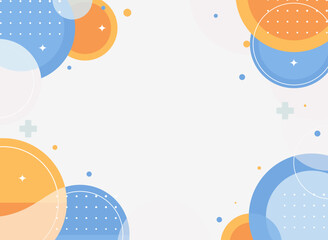 医療ヘルスケア向けモダン幾何学サークル背景