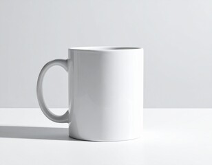 Obraz premium 白いマグカップのモックアップサンプル ノベルティ デザイン開発