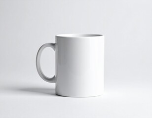 Fototapeta premium 白いマグカップのモックアップサンプル ノベルティ デザイン開発