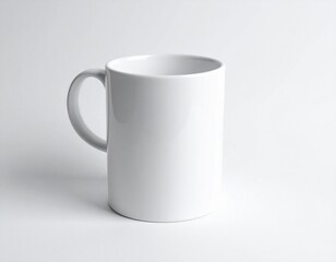 Fototapeta premium 白いマグカップのモックアップサンプル ノベルティ デザイン開発
