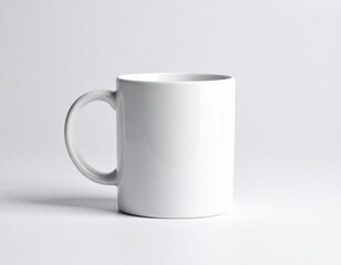 Obraz premium 白いマグカップのモックアップサンプル ノベルティ デザイン開発