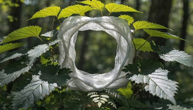 ice crystals on leaf with excellent veiw
