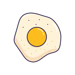 Fried Egg Illustrations Vector