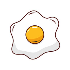 Fried Egg Illustrations Vector
