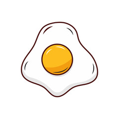Fried Egg Illustrations Vector