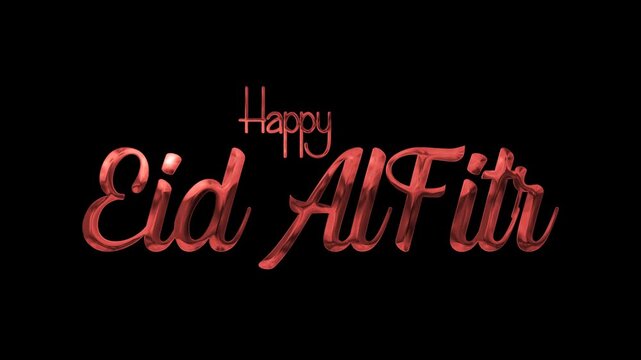 Eid elegant. Happy eid alfitr greeting on redblack background. Suitable for social media, greeting cards, posters, and festive designs celebrating eid.