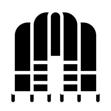 tallit glyph icon