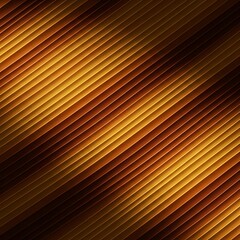 Abstract Geometric Pattern of Angled Lines in Shades of Gold and Brown with Directional Lighting
