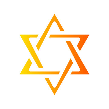 star of david gradient icon