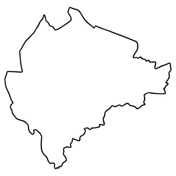 Belfast map illustration hand drawn outline vector