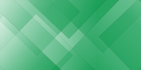 Fototapeta premium Abstract Green Gradient with Overlapping Diamond Shapes – Modern Geometric Pattern Vector