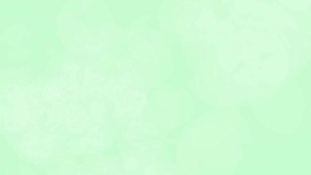 Animated cartoon blue airplane flying diagonally from top right corner across a bright green screen with thick white smoke bubble trails