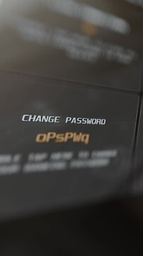 Change Password option, generating a new password by a double click