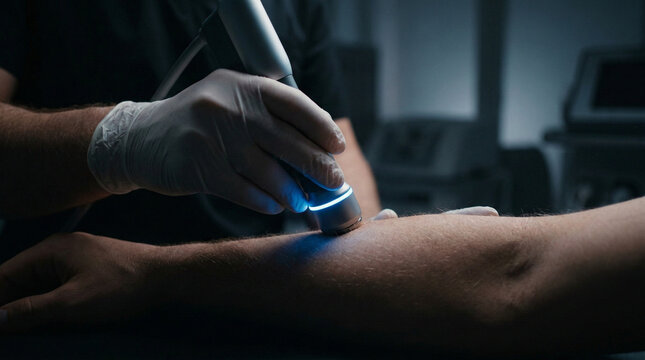 Shockwave Therapy Applied to Tennis Elbow Pain and Calcification