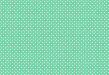 シンプルなドット背景素材　緑色