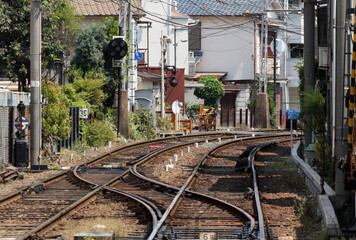 阪堺電気軌道 路面電車の線路