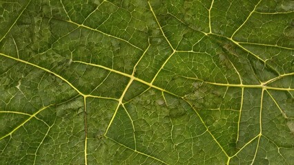 Obraz premium close up of green leaf