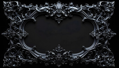 骨装飾フレーム（ダークメタル系）