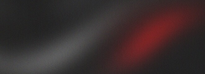 Abstract dark grainy background with a red light leak, creating a striking and moody gradient for dramatic visual effects © visionart