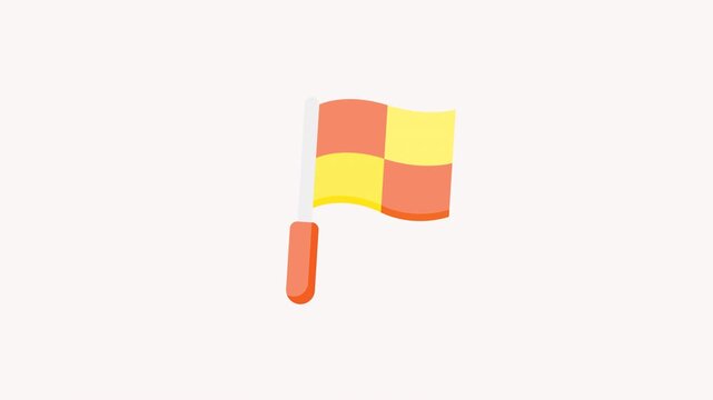 Offside Flag Animation Icon