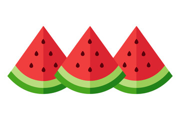watermelon vector illustration