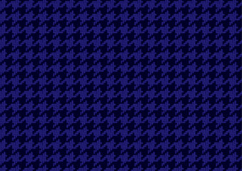 千鳥格子　紺（4階調）布感ある細かな表現