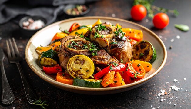 Italien &ndash; Osso Buco mit Ofengem&uuml;se