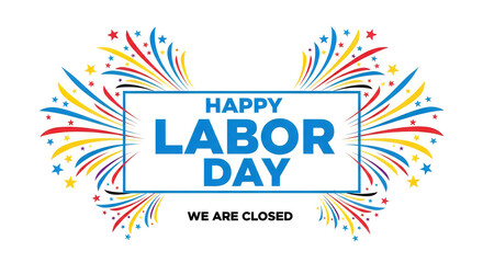 Obraz premium Happy labor day celebration honoring workers' contributions