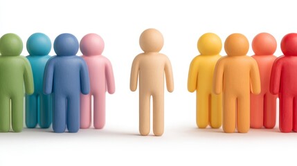 Representation and Diversity in Society: A Colorful Illustration of Individuality and Group Dynamics with an LGBTQ Rights Theme