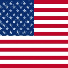 Obraz premium The iconic flag of the united states of america with a unique star pattern