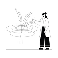 Virtual Creativity Vector illustration. EPS 10