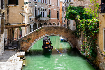 View of the canals of Venice (Italy) © McoBra89