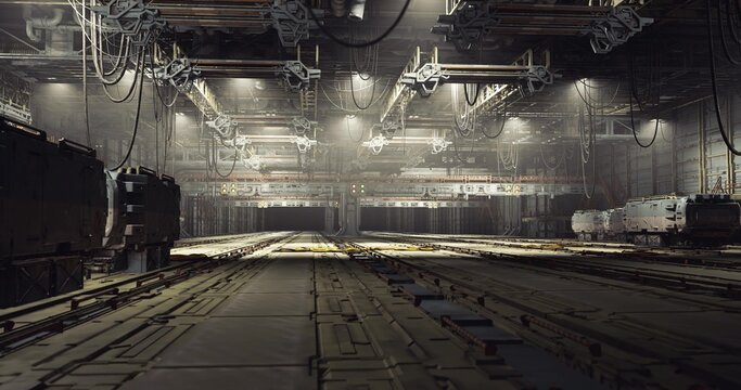 Network hub and cable storage, Facility containing communication and wiring components, Communication infrastructure with cabling and enclosure details